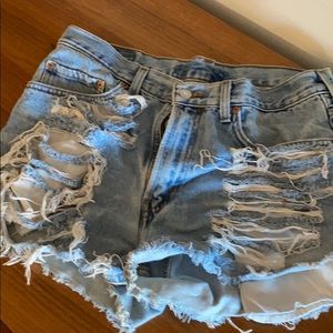 Levi’s 505 cut off